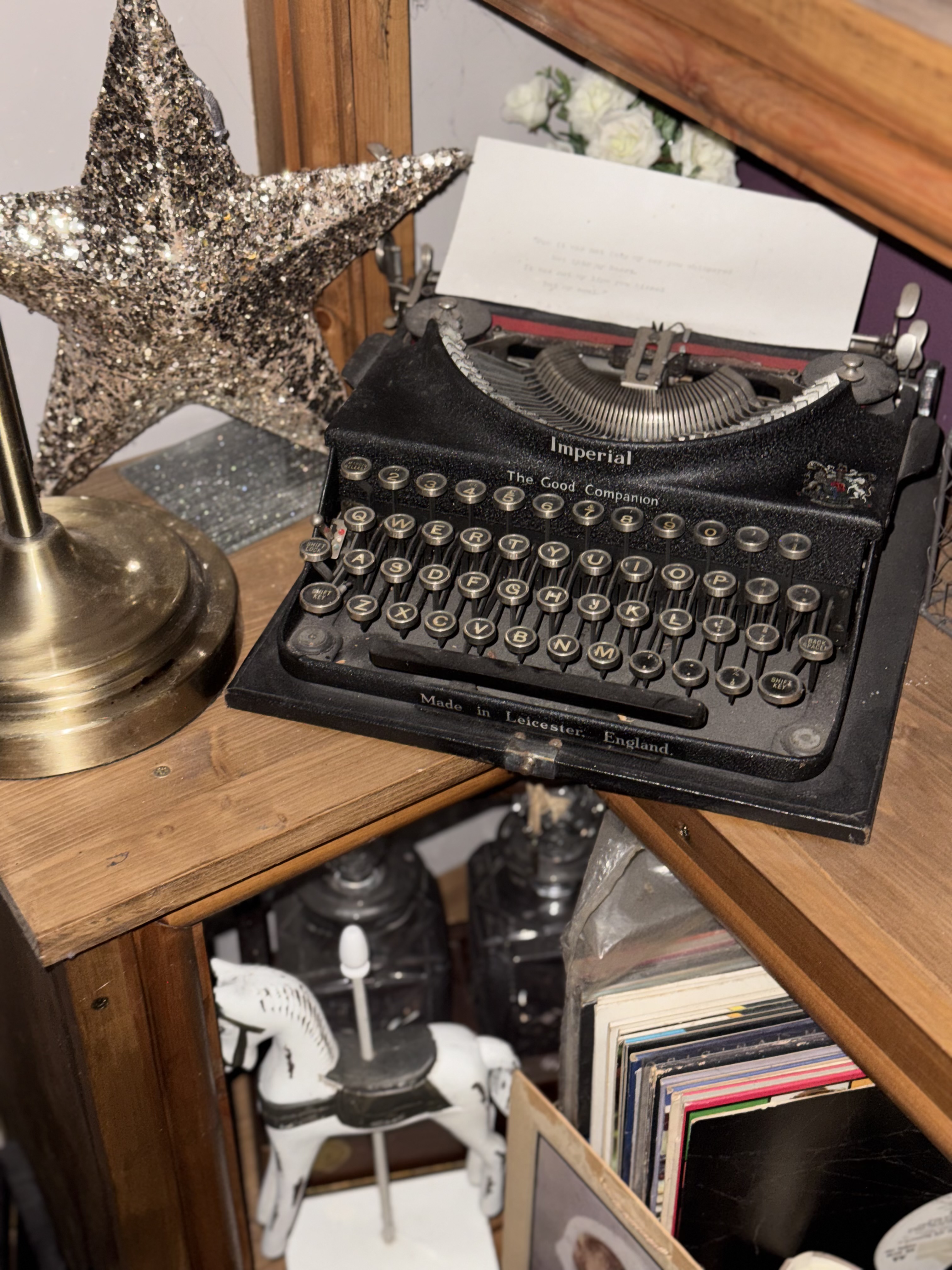 A Rescued Typewriter